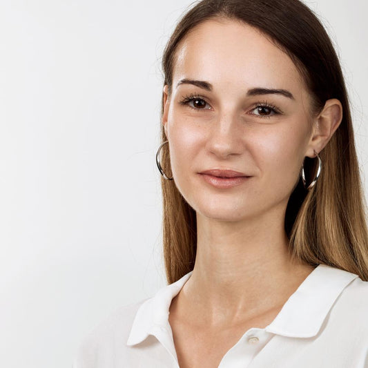 Aros Plata Rodio plateado