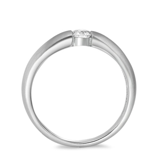 Anillo solitario 950 paladio Diamante 0.20 ct, w-si