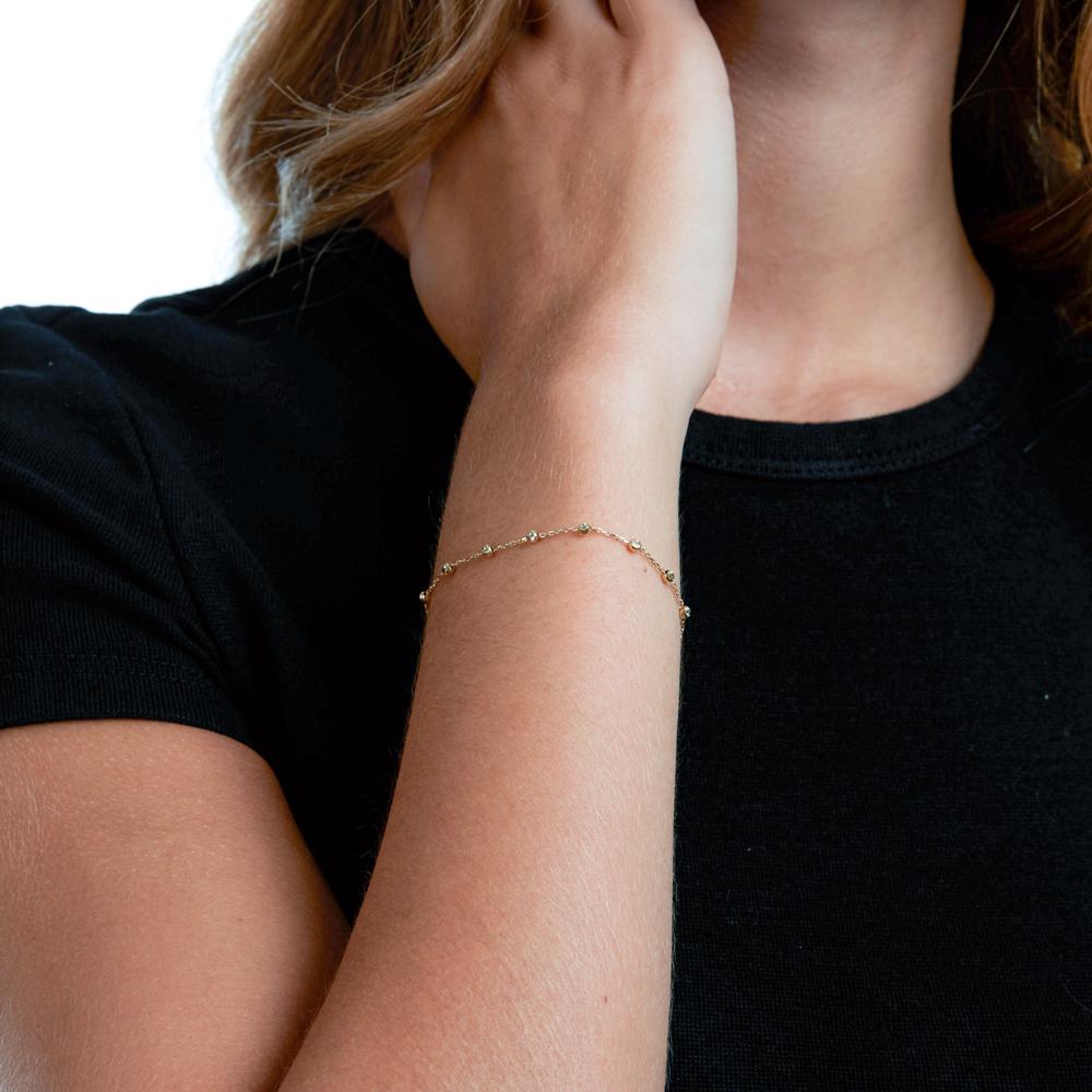 Pulsera 750/oro amarillo de 18 quilates