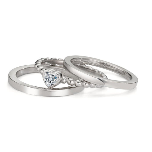 Juego de anillos Circonita