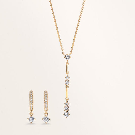 Aro con bisagra Bronce Circonita 22 piedras Dorado