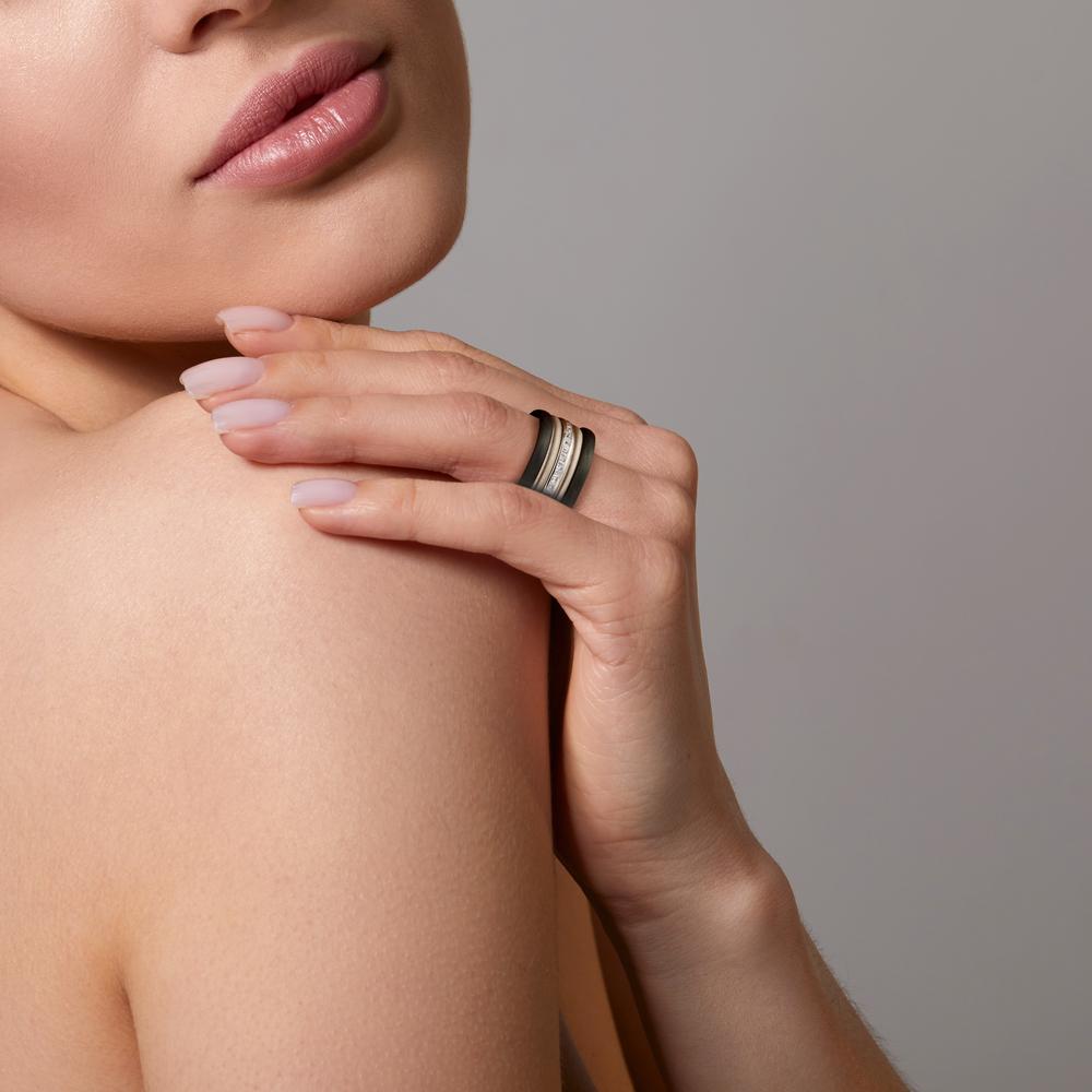 Juego de anillos Circonita