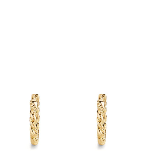 Aro con bisagra 750/oro amarillo de 18 quilates