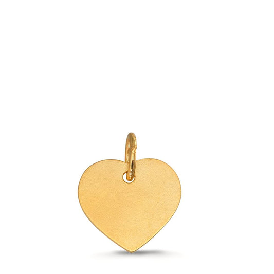 Colgante grabado Oro amarillo de 375/9K Corazón Ø11 mm