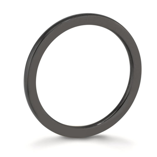 Anillo Acero inoxidable Negro Recubierto de IP