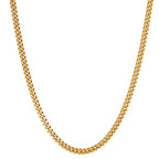 Collar forzada 750/oro amarillo de 18 quilates
