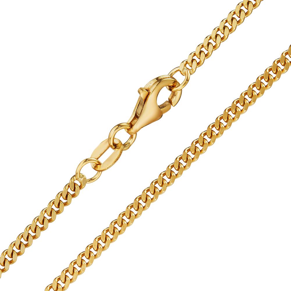 Collar forzada 750/oro amarillo de 18 quilates
