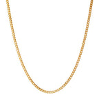 Collar forzada 750/oro amarillo de 18 quilates