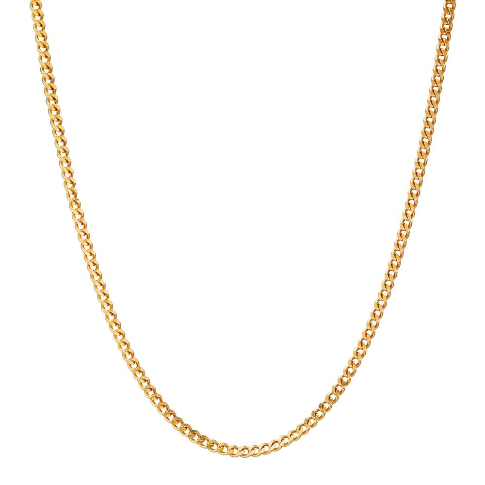 Collar forzada 750/oro amarillo de 18 quilates