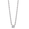 Collar 750/oro blanco de 18 quilates Diamante 0.20 ct, w-si 40-42 cm