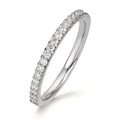 Anillo de memoria 750/oro blanco de 18 quilates Diamante 0.25 ct, 21 piedras, w-si