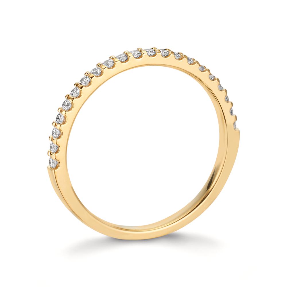 Anillo de memoria 750/oro amarillo de 18 quilates Diamante 0.25 ct, w-si