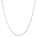 Collar 750/oro blanco de 18 quilates