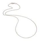 Collar 750/oro blanco de 18 quilates
