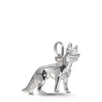 Colgante Plata Rodio plateado Perro