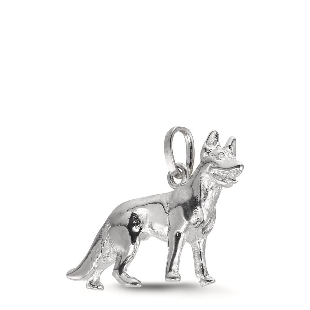 Colgante Plata Rodio plateado Perro
