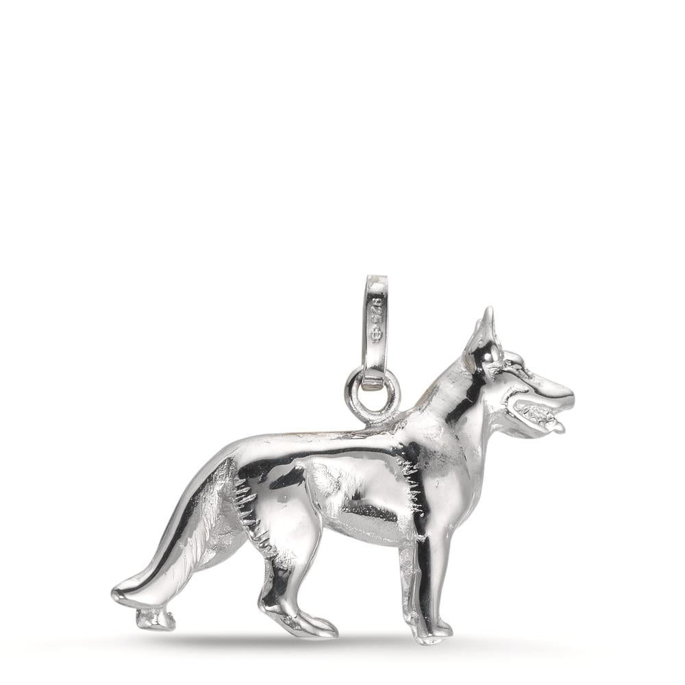 Colgante Plata Rodio plateado Perro
