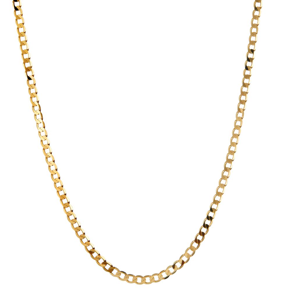 Collar forzada 750/oro amarillo de 18 quilates