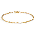 Pulsera 750/oro amarillo de 18 quilates