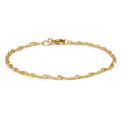 Pulsera 750/oro amarillo de 18 quilates