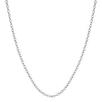 Collar 750/oro blanco de 18 quilates