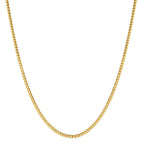 Collar forzada 750/oro amarillo de 18 quilates