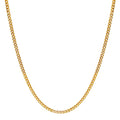 Collar forzada 750/oro amarillo de 18 quilates