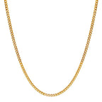 Collar forzada 750/oro amarillo de 18 quilates