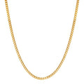 Collar forzada 750/oro amarillo de 18 quilates