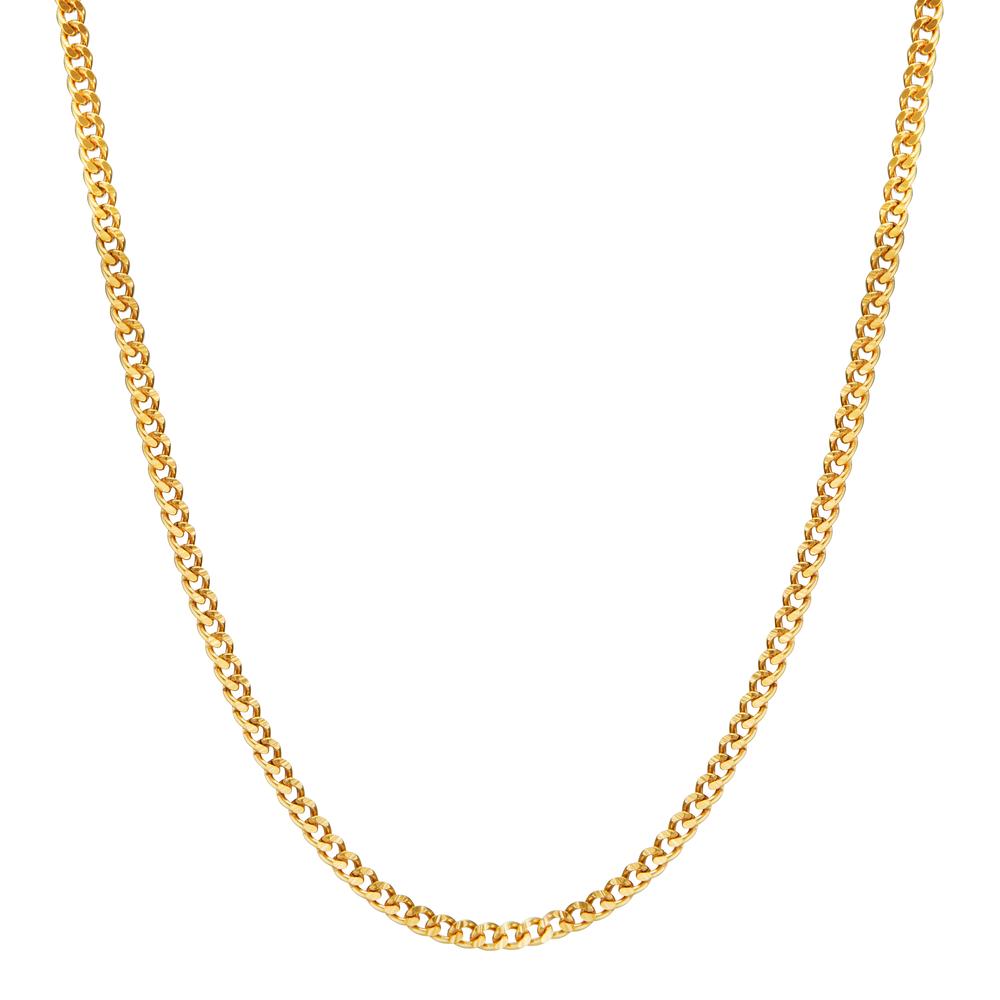 Collar forzada 750/oro amarillo de 18 quilates