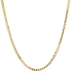 Collar forzada 750/oro amarillo de 18 quilates