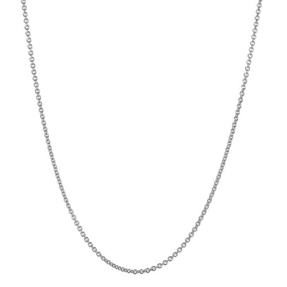 Collar 750/oro blanco de 18 quilates