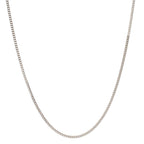 Collar forzada 750/oro blanco de 18 quilates