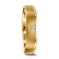 Anillo de pareja 750/oro amarillo de 18 quilates Diamante 0.03 ct, tw-vsi