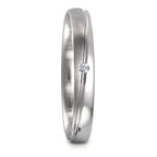 Anillo de pareja 750/oro blanco de 18 quilates Diamante 0.02 ct, tw-vsi