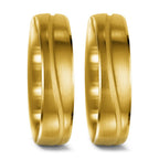Anillo de pareja 750/oro amarillo de 18 quilates