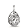 Colgante 750/oro blanco de 18 quilates Diamante 0.30 ct, 62 piedras, w-si