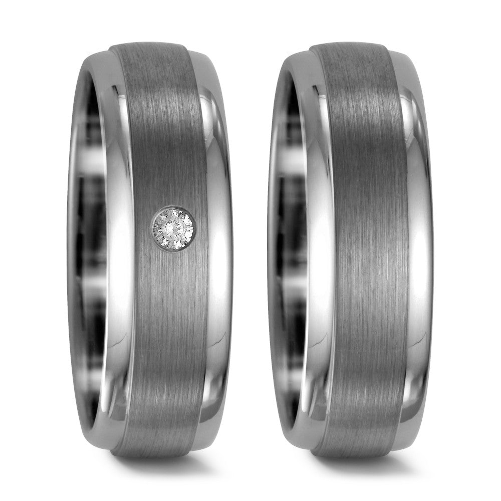 Anillo de pareja 950 paladio