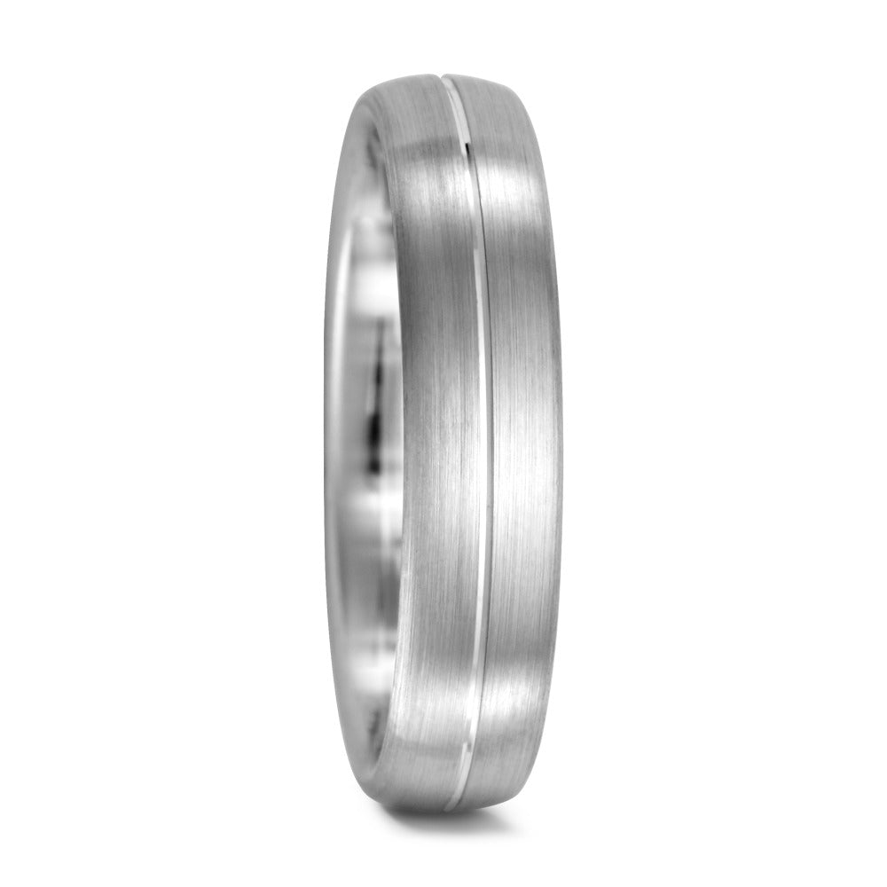 Anillo de pareja 750/oro blanco de 18 quilates