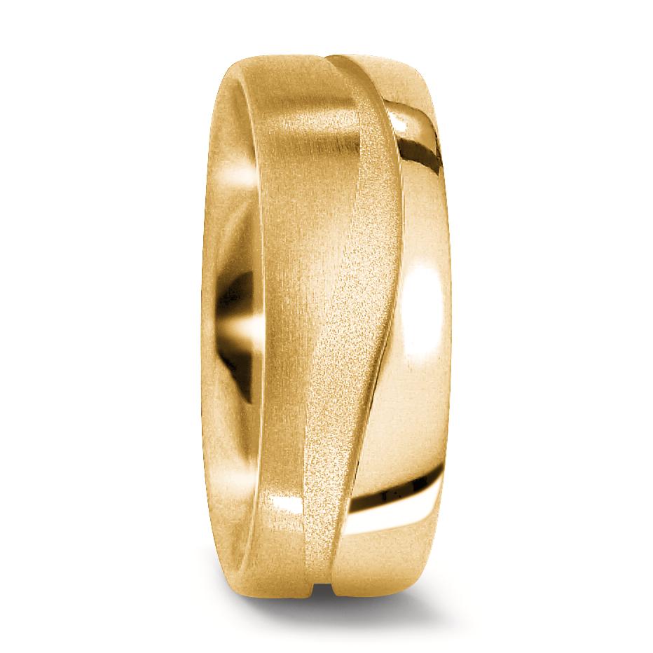 Anillo de pareja 750/oro amarillo de 18 quilates