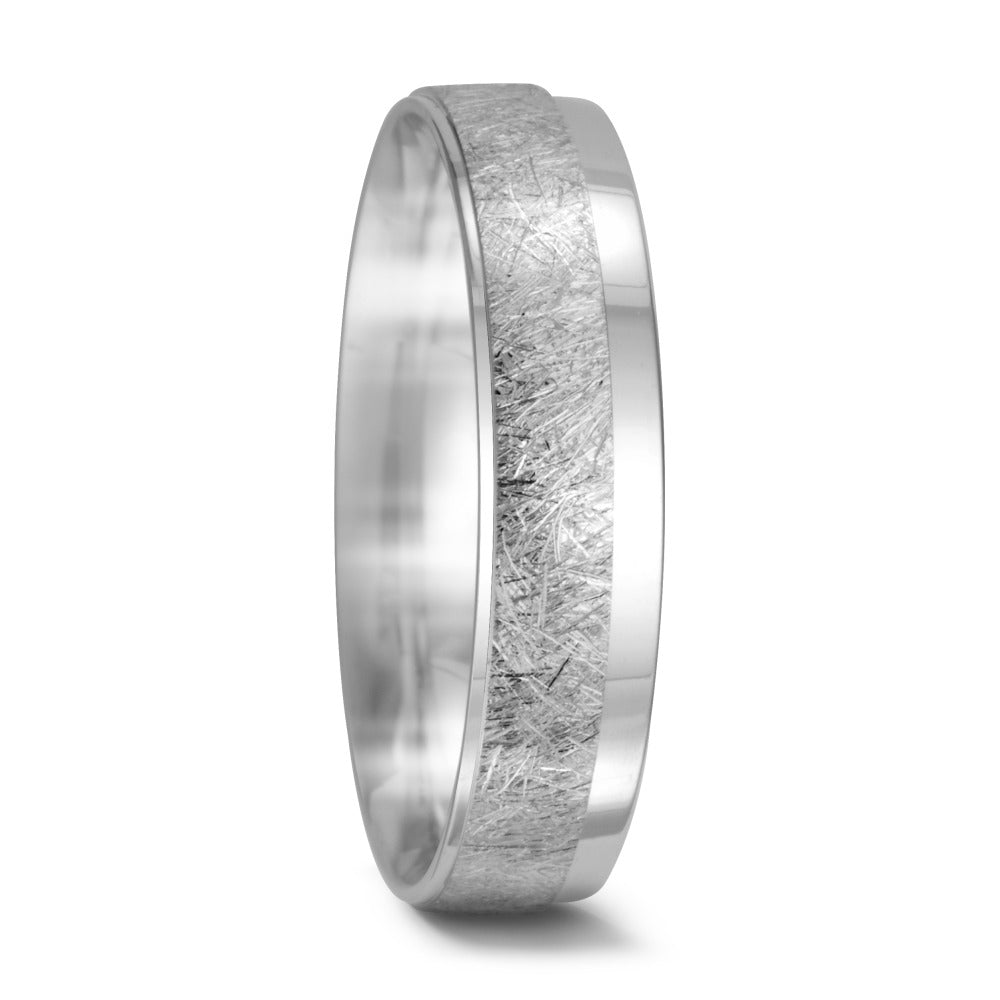 Anillo de pareja 750/oro blanco de 18 quilates