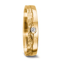 Anillo de pareja 750/oro amarillo de 18 quilates Diamante 0.037 ct, w-si