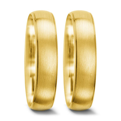 Anillo de pareja 750/oro amarillo de 18 quilates