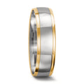 Anillo de pareja 750/oro blanco de 18 quilates, 750/oro amarillo de 18 quilates