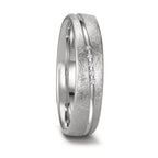 Anillo de pareja 750/oro blanco de 18 quilates Diamante 0.025 ct, 5 piedras, tw-si