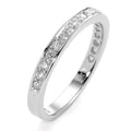 Anillo de memoria 750/oro blanco de 18 quilates Diamante blanco, 0.33 ct, 19 piedras, [Brillant], w-si