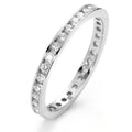 Anillo de memoria 750/oro blanco de 18 quilates Diamante blanco, 0.50 ct, 42 piedras, [Brillant], w-si