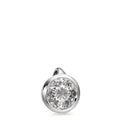 Colgante 750/oro blanco de 18 quilates Diamante blanco, 0.20 ct, [Brillant], w-si Ø5.5 mm