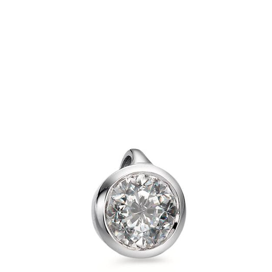 Colgante 750/oro blanco de 18 quilates Diamante blanco, 0.25 ct, [Brillant], w-si Ø5.5 mm