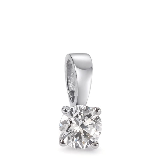 Colgante 750/oro blanco de 18 quilates Diamante blanco, 0.25 ct, [Brillant], w-si